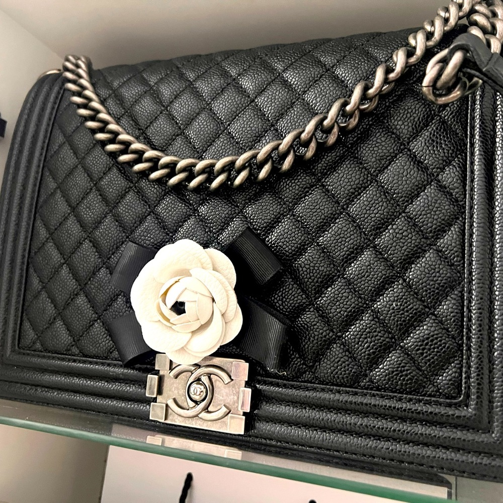💎CHANEL LE BOY CAVIAR LARGE💎